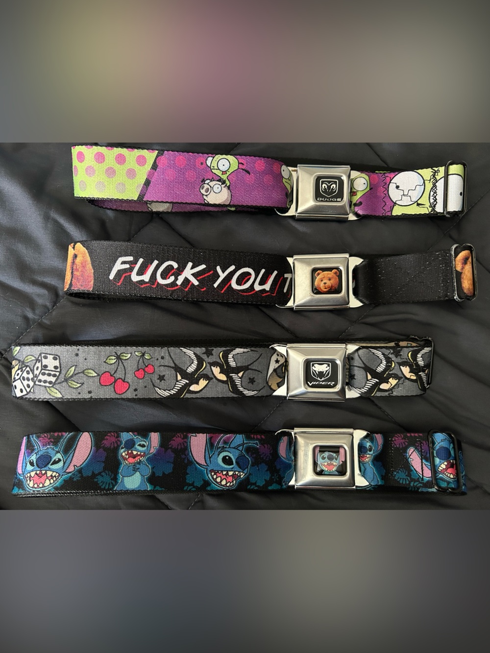 Seatbelt belt buckles